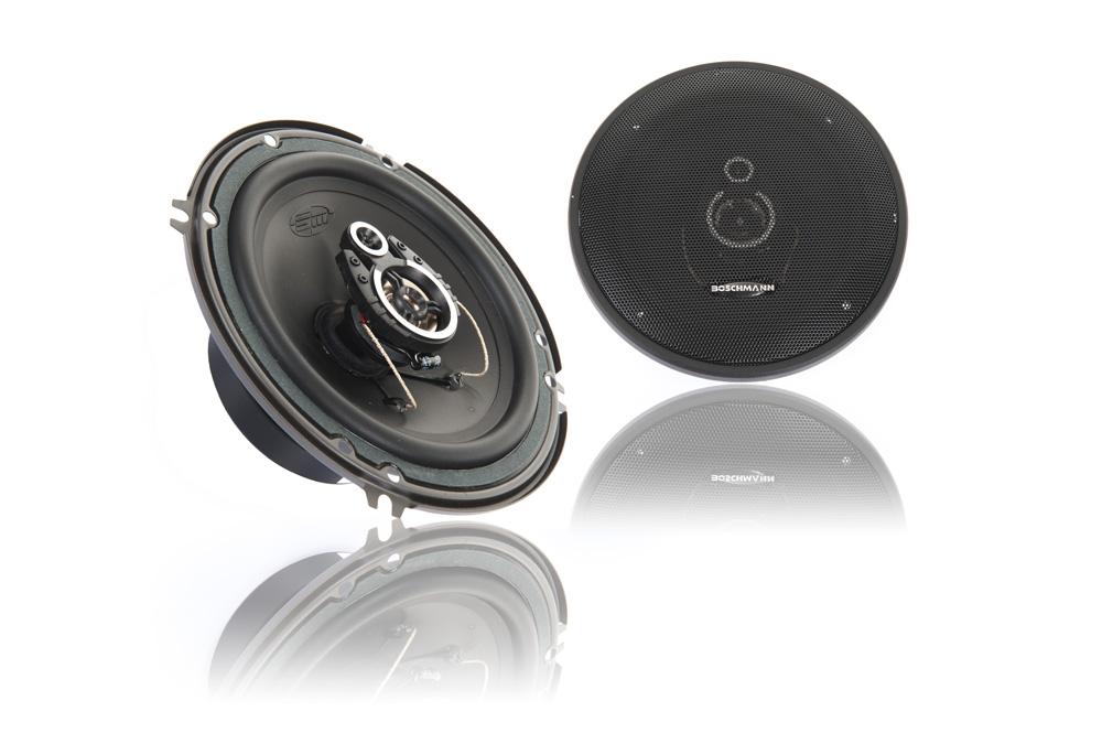 Boschmann 6.5" 300 Watt 3Way Car Audio Speakers Pair boschmann