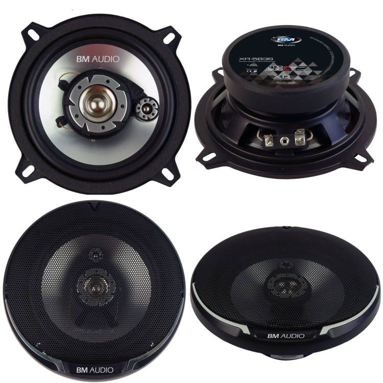 Buy Boschmann 5.25" 300 Watt 3-Way Coaxial Car Audio Speakers Pair in NZ New Zealand.