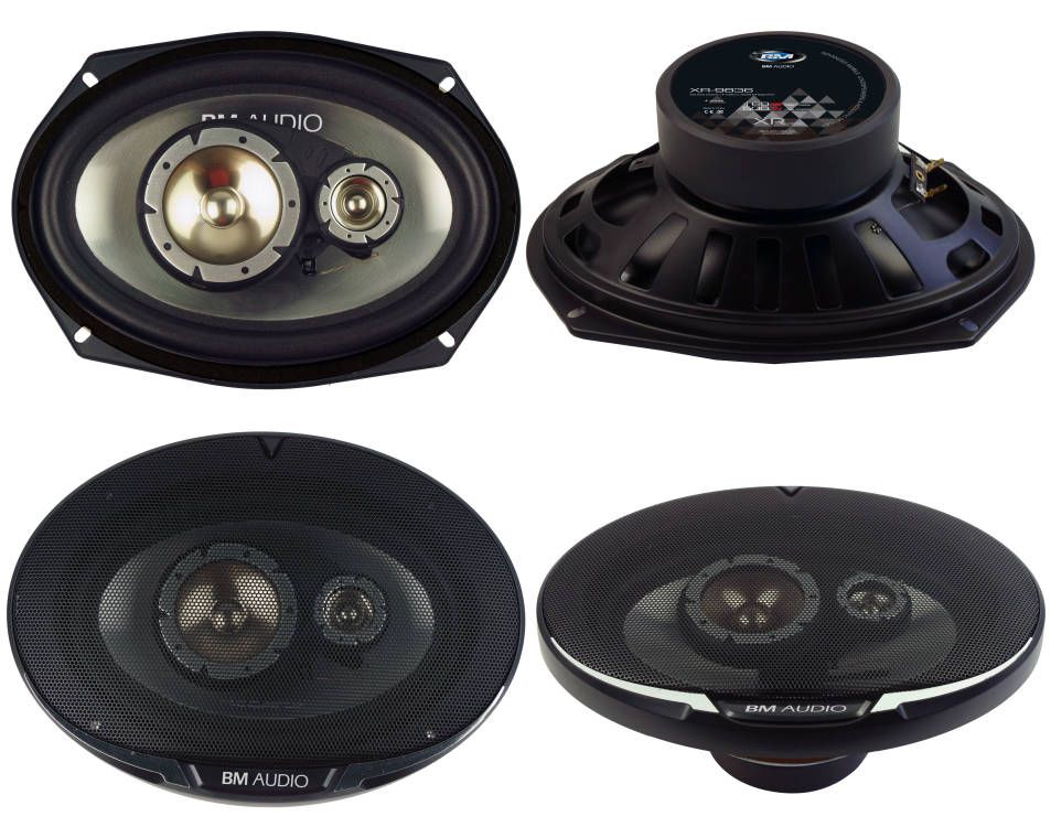 Buy Boschmann 6x9" 500 Watt 3-Way Coaxial Car Audio Speakers Pair in NZ New Zealand.