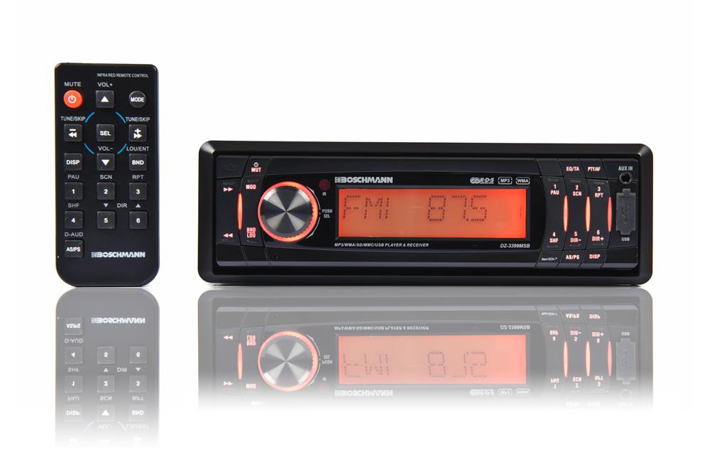 Buy Boschmann MP3/WMA/Front Aux/USB/SD AM/FM Headunit in NZ New Zealand.